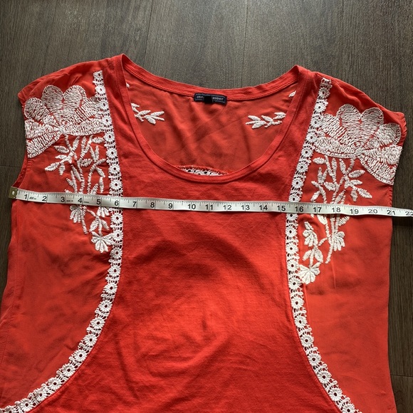 Anthropologie One.September Oversized Flowy Embroidered Top - Picture 14 of 15